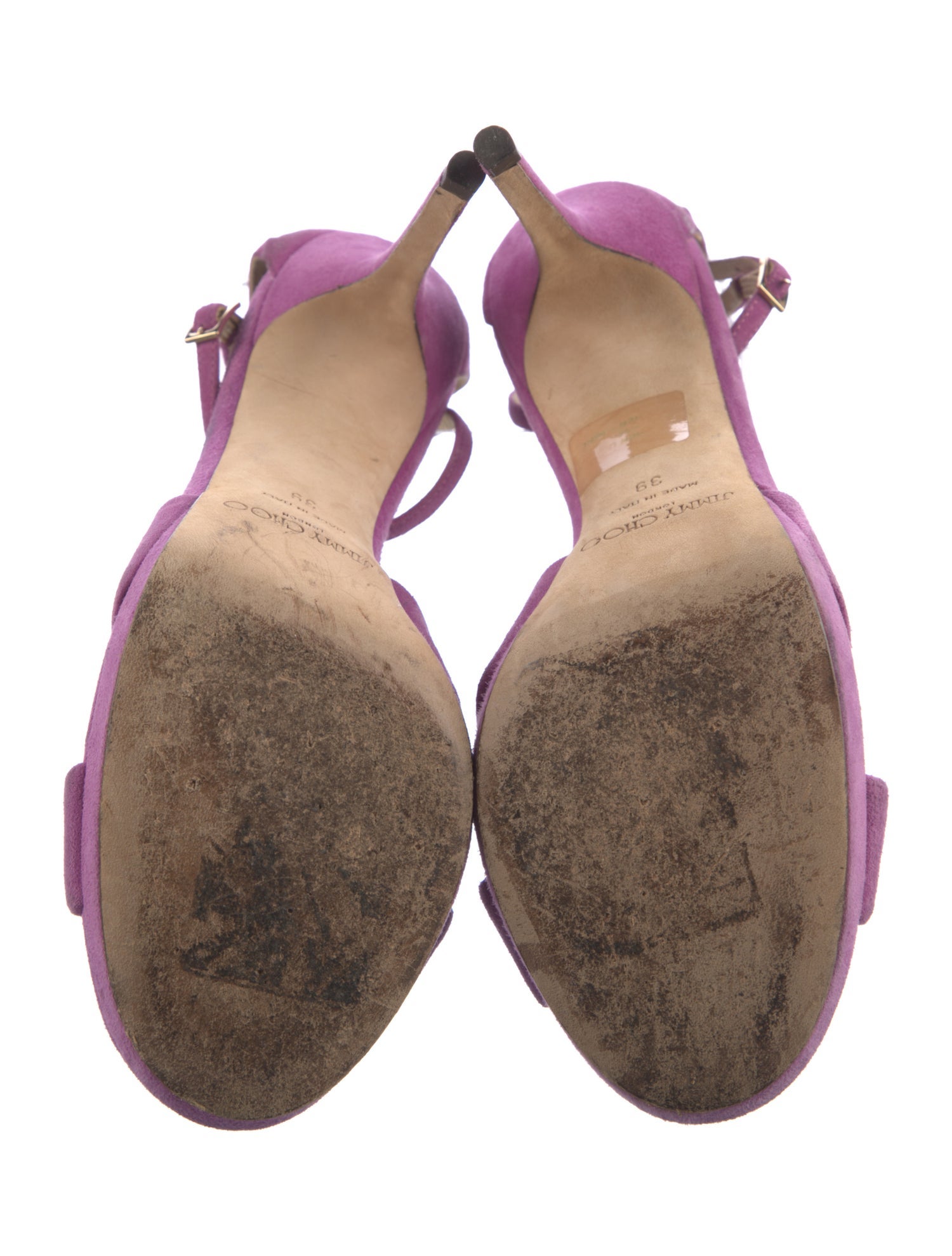 Jimmy Choo Suede Pleated Accents D'Orsay Pumps